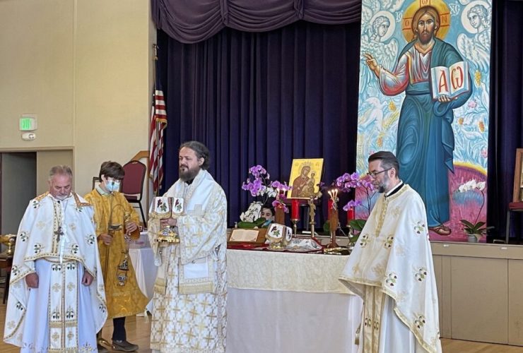 Bishop Maxim visited the South Bay Area